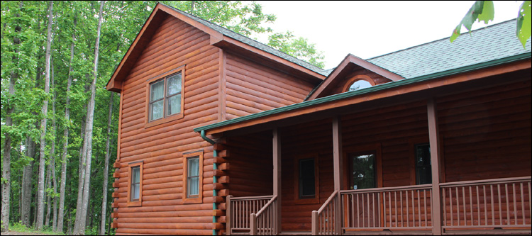 Log Home Staining in Belvidere,  North Carolina