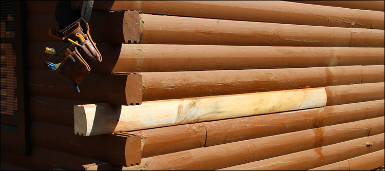 Log Home Damage Repair  Winfall,  North Carolina
